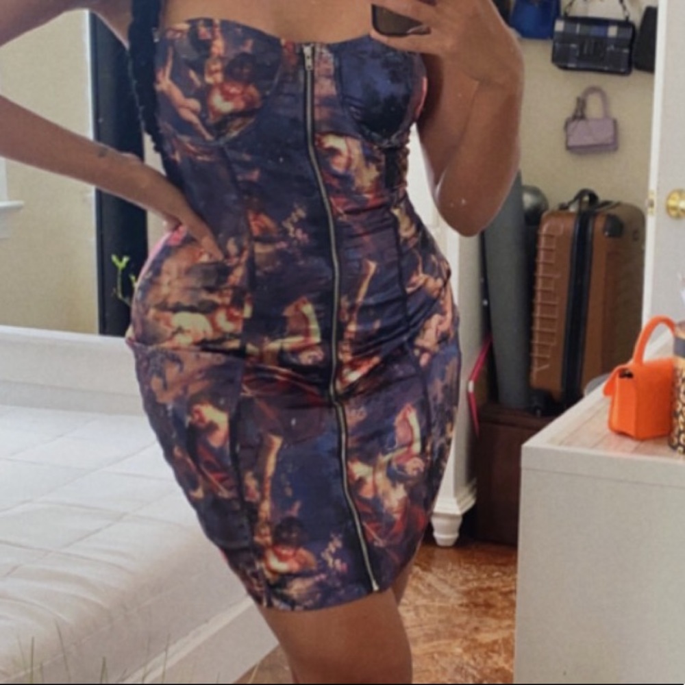 Mini Bandeau angel dress